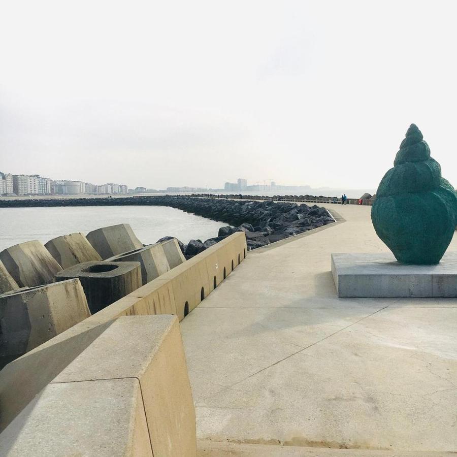 Knappe Studio Met Subliem Zeezicht! Ostend Exterior foto